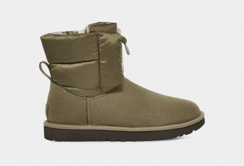 Ugg Classic Maxi Toggle Mini Stövlar Dam Olivgröna | Sverige-67105