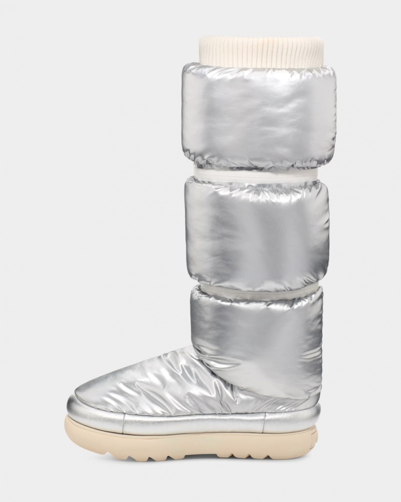 Ugg Classic Maxi Ultra Höga Stövlar Dam Metal Silver | Sverige-90263