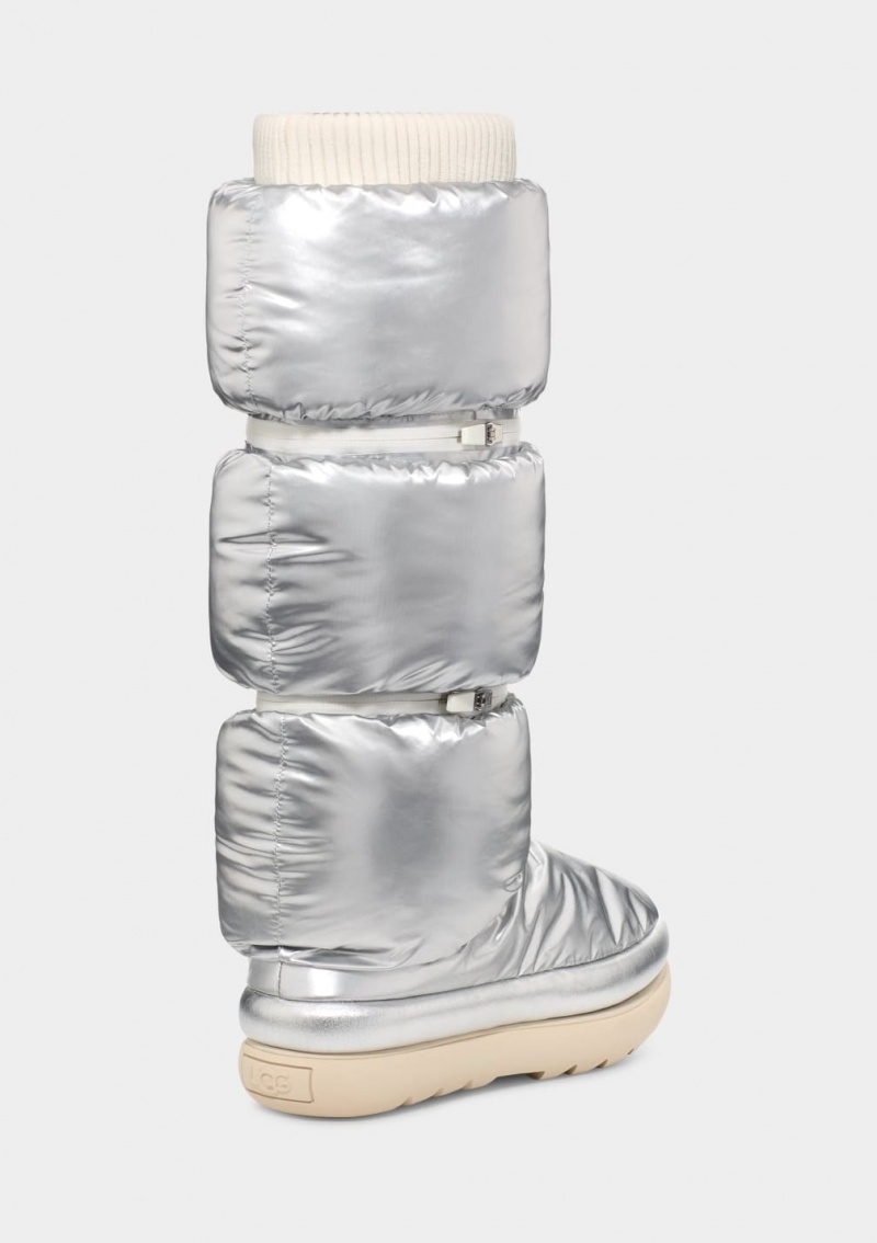 Ugg Classic Maxi Ultra Höga Stövlar Dam Metal Silver | Sverige-90263