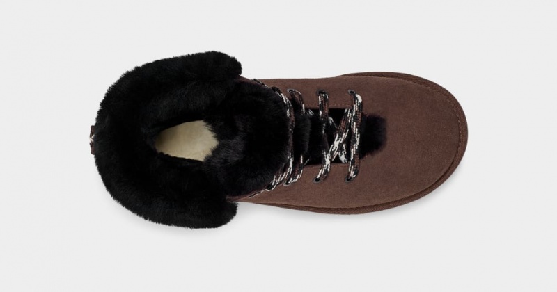 Ugg Classic Mini Alpine Spets Stövlar Dam Bruna | Sverige-68732