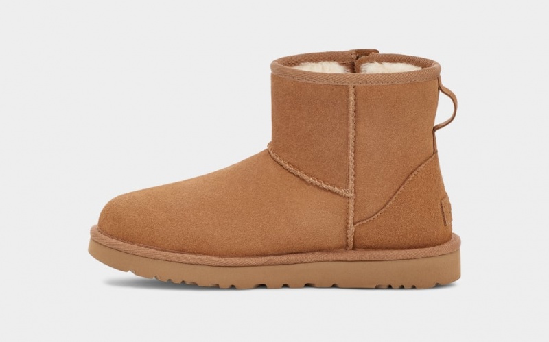 Ugg Classic Mini Bailey Zip Stövlar Dam Bruna | Sverige-90431