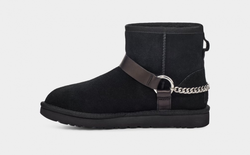 Ugg Classic Mini Chains II Stövlar Dam Svarta | Sverige-54967