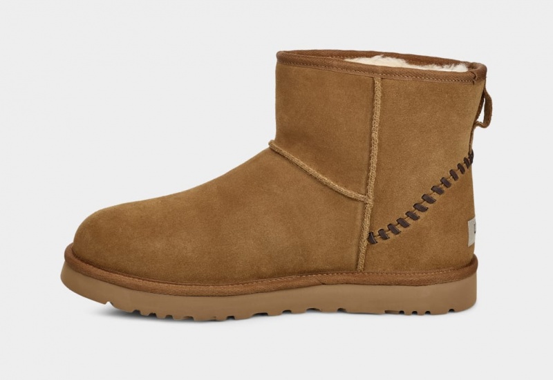 Ugg Classic Mini Deco Mocka Stövlar Herr Bruna | Sverige-74290