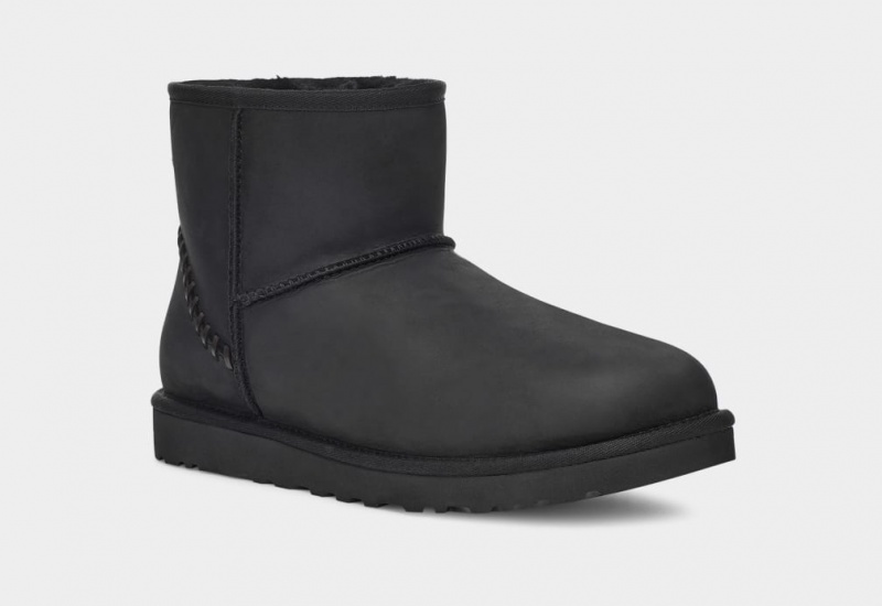 Ugg Classic Mini Deco Stövlar Herr Svarta | Sverige-69153