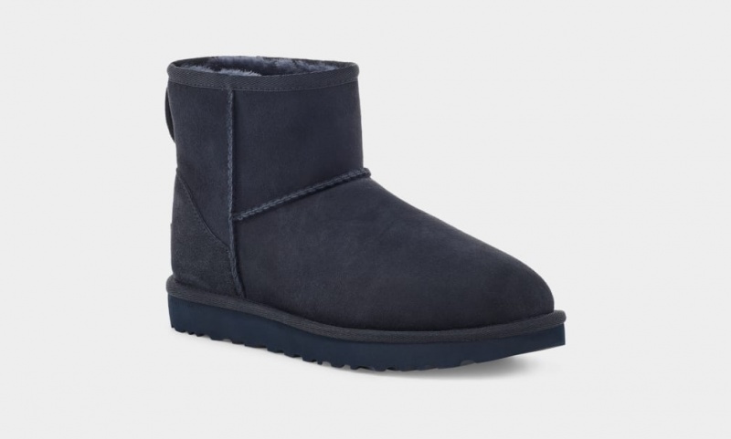 Ugg Classic Mini II Stövlar Dam Marinblå | Sverige-59246