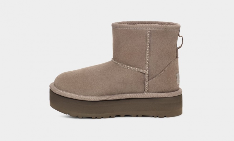 Ugg Classic Mini Platform Stövlar Barn Bruna | Sverige-47930