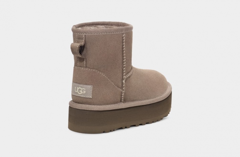 Ugg Classic Mini Platform Stövlar Barn Bruna | Sverige-47930