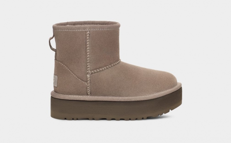 Ugg Classic Mini Platform Stövlar Barn Bruna | Sverige-47930