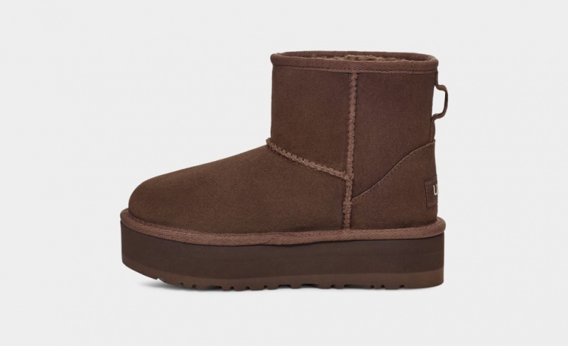 Ugg Classic Mini Platform Stövlar Barn Bruna | Sverige-62408