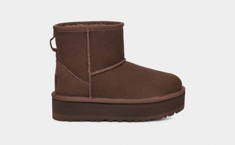 Ugg Classic Mini Platform Stövlar Barn Bruna | Sverige-62408