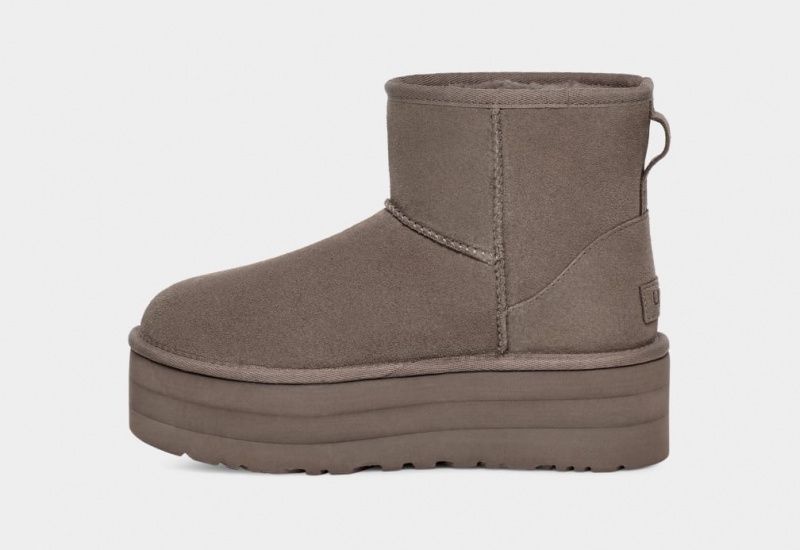 Ugg Classic Mini Platform Stövlar Dam Bruna | Sverige-63549