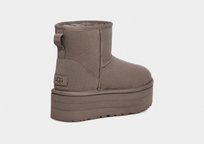 Ugg Classic Mini Platform Stövlar Dam Bruna | Sverige-63549