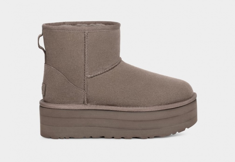 Ugg Classic Mini Platform Stövlar Dam Bruna | Sverige-63549