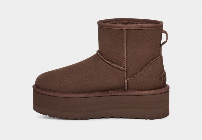 Ugg Classic Mini Platform Stövlar Dam Bruna | Sverige-93507