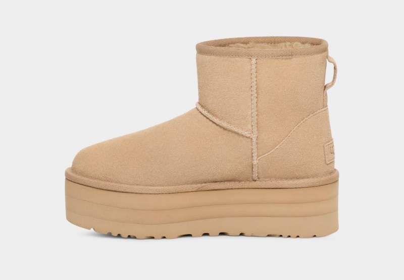 Ugg Classic Mini Platform Stövlar Dam Senapsgult | Sverige-54928