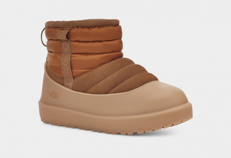 Ugg Classic Mini Pull-On Weather Stövlar Herr Bruna | Sverige-76021