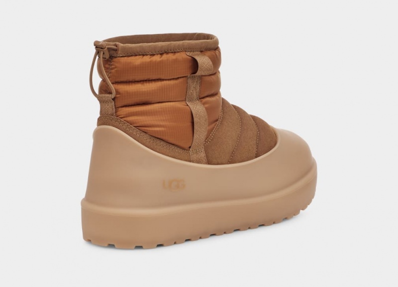 Ugg Classic Mini Pull-On Weather Stövlar Herr Bruna | Sverige-76021