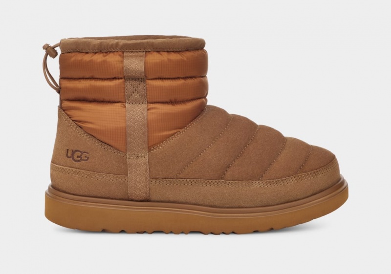 Ugg Classic Mini Pull-On Weather Stövlar Herr Bruna | Sverige-76021