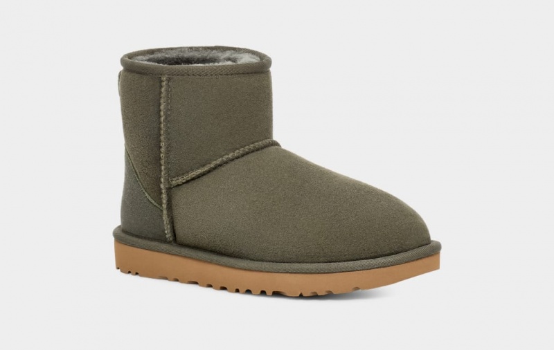 Ugg Classic Mini Regenerate Stövlar Dam Olivgröna | Sverige-37690