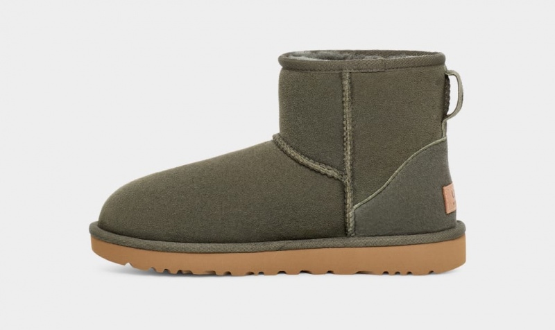 Ugg Classic Mini Regenerate Stövlar Dam Olivgröna | Sverige-37690