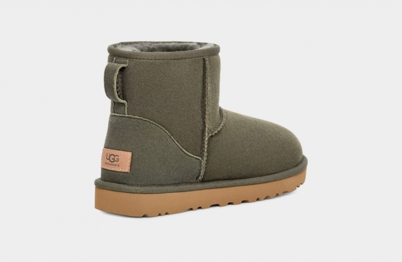 Ugg Classic Mini Regenerate Stövlar Dam Olivgröna | Sverige-37690