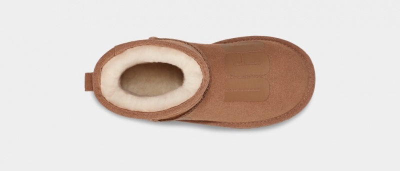 Ugg Classic Mini Scatter Tryck Stövlar Barn Bruna | Sverige-39758