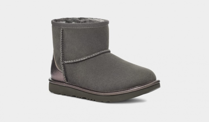 Ugg Classic Mini Shine Stövlar Barn Grå | Sverige-01439