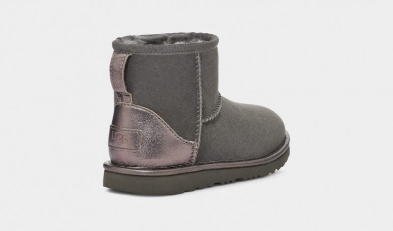 Ugg Classic Mini Shine Stövlar Barn Grå | Sverige-01439