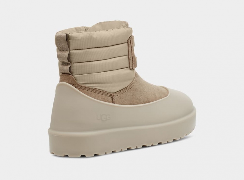 Ugg Classic Mini Spets-Up Weather Stövlar Herr Bruna | Sverige-35640