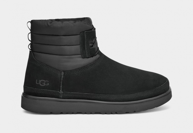 Ugg Classic Mini Spets-Up Weather Stövlar Herr Svarta | Sverige-91463