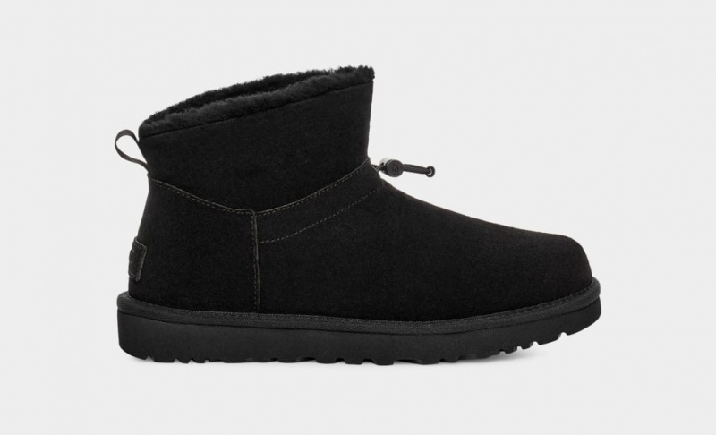 Ugg Classic Mini Toggler Stövlar Dam Svarta | Sverige-41837