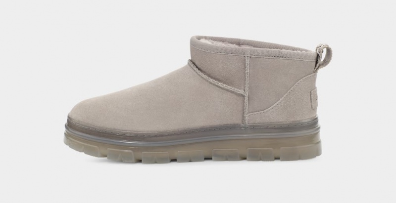 Ugg Classic Ultra Mini Clear Stövlar Dam Grå | Sverige-41802