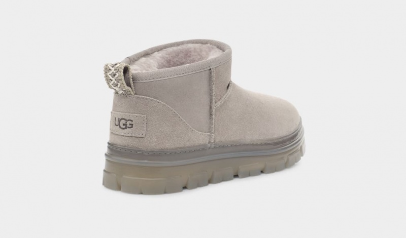 Ugg Classic Ultra Mini Clear Stövlar Dam Grå | Sverige-41802