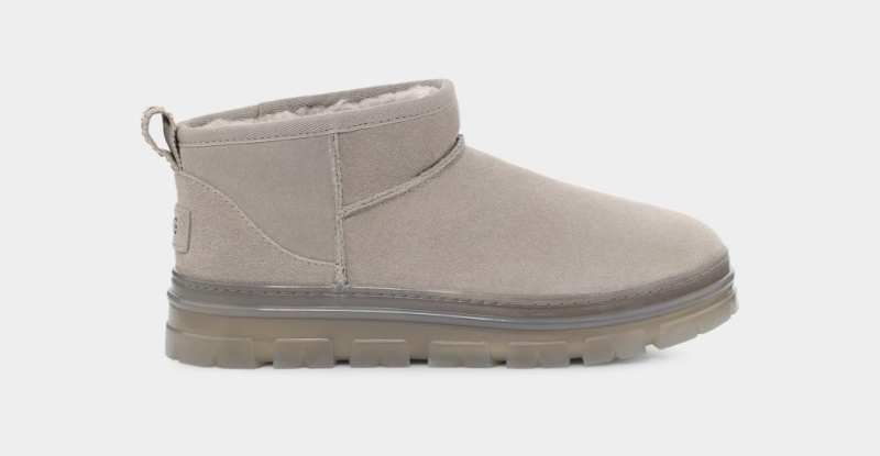 Ugg Classic Ultra Mini Clear Stövlar Dam Grå | Sverige-41802