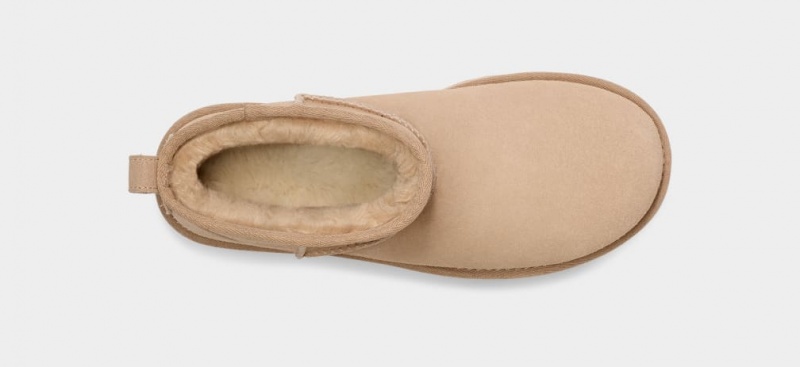 Ugg Classic Ultra Mini Platform Stövlar Dam Senapsgult | Sverige-86013