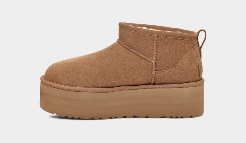 Ugg Classic Ultra Mini Platform Stövlar Dam Bruna | Sverige-06517