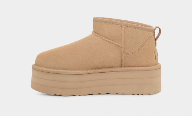 Ugg Classic Ultra Mini Platform Stövlar Dam Bruna | Sverige-81207