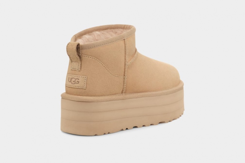 Ugg Classic Ultra Mini Platform Stövlar Dam Bruna | Sverige-81207