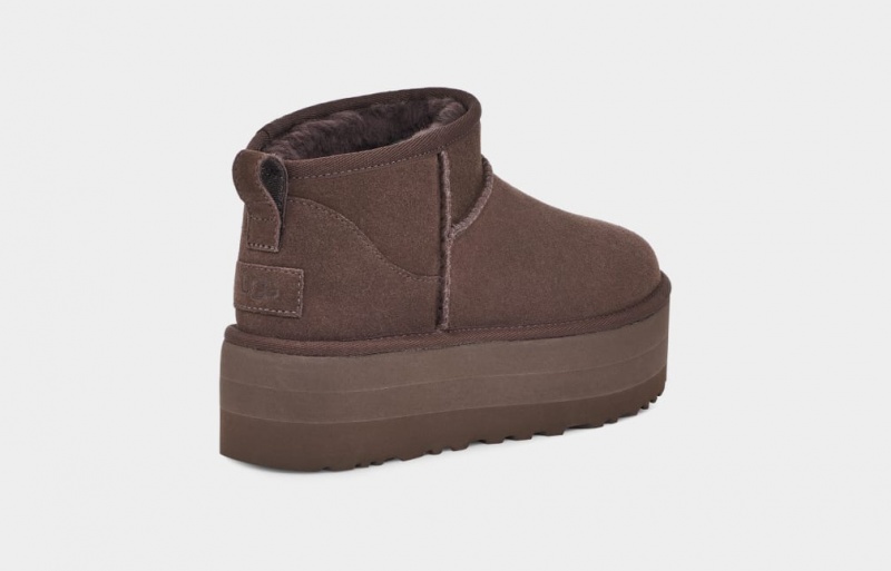 Ugg Classic Ultra Mini Platform Stövlar Dam Choklad | Sverige-13084