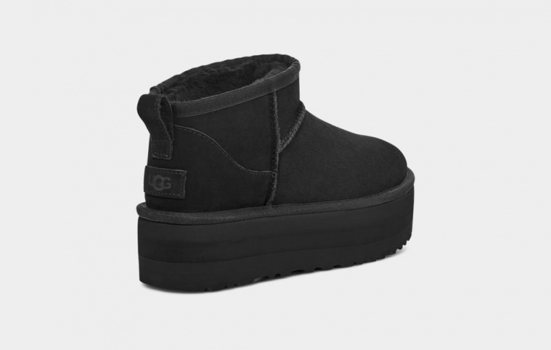 Ugg Classic Ultra Mini Platform Stövlar Dam Svarta | Sverige-30154