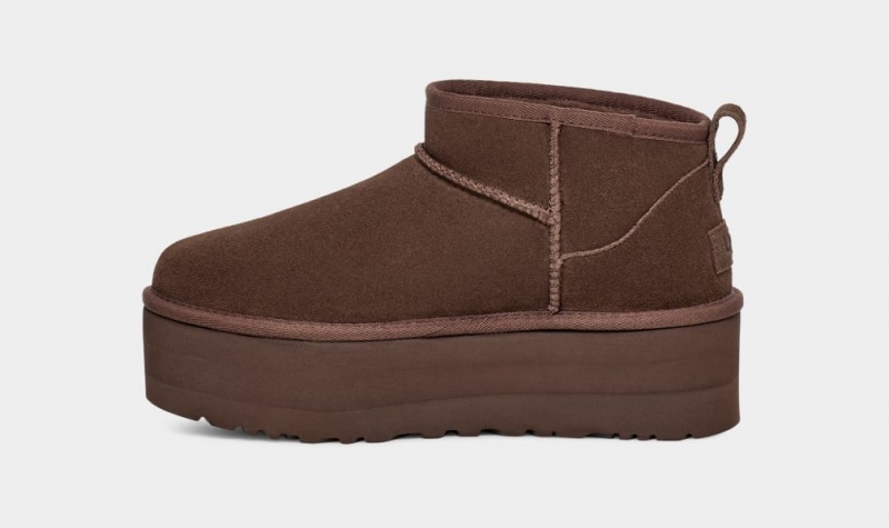 Ugg Classic Ultra Mini Platform Stövlar Dam Bruna | Sverige-72035