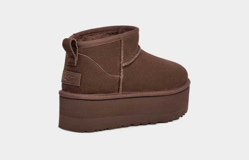 Ugg Classic Ultra Mini Platform Stövlar Dam Bruna | Sverige-72035