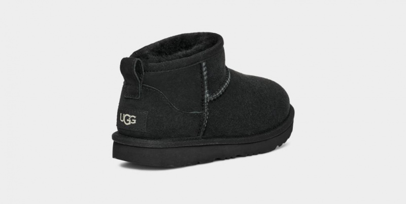 Ugg Classic Ultra Mini Stövlar Barn Svarta | Sverige-41958