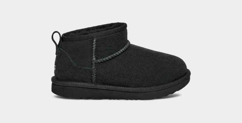 Ugg Classic Ultra Mini Stövlar Barn Svarta | Sverige-41958