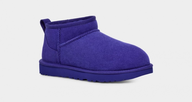 Ugg Classic Ultra Mini Stövlar Dam Blå | Sverige-43781