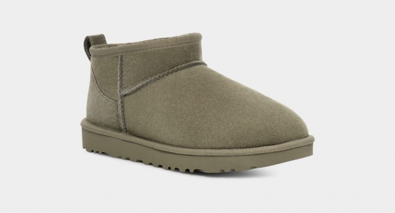 Ugg Classic Ultra Mini Stövlar Dam Gröna | Sverige-82407