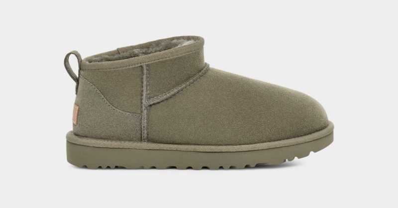 Ugg Classic Ultra Mini Stövlar Dam Gröna | Sverige-82407