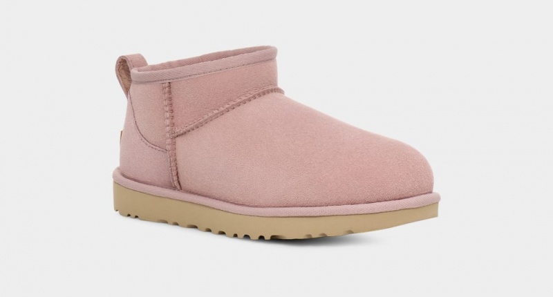 Ugg Classic Ultra Mini Stövlar Dam Rosa Grå | Sverige-37245