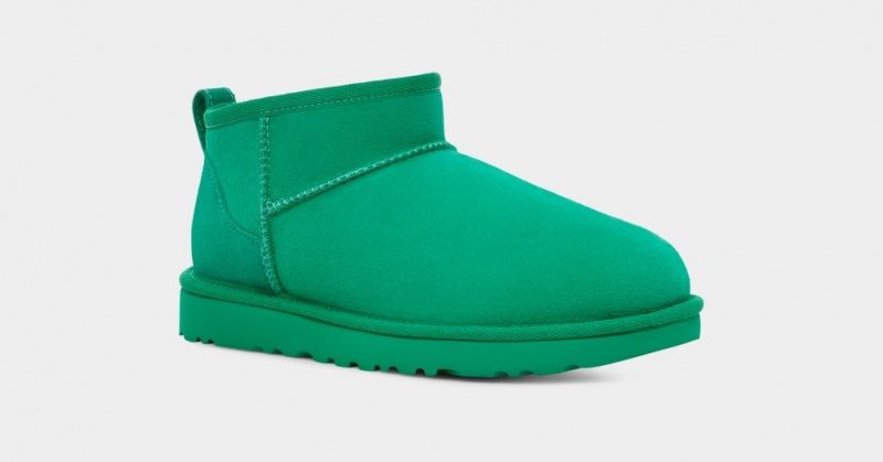 Ugg Classic Ultra Mini Stövlar Dam Turkos Gröna | Sverige-54672