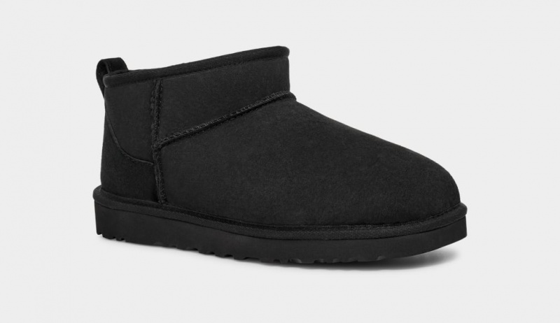 Ugg Classic Ultra Mini Stövlar Herr Svarta | Sverige-30164